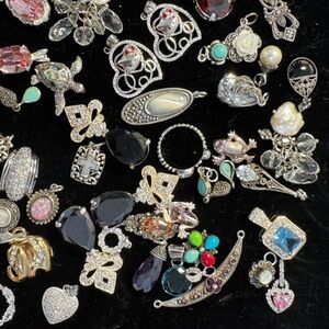 Vintage 925 Sterling Silver Pendants